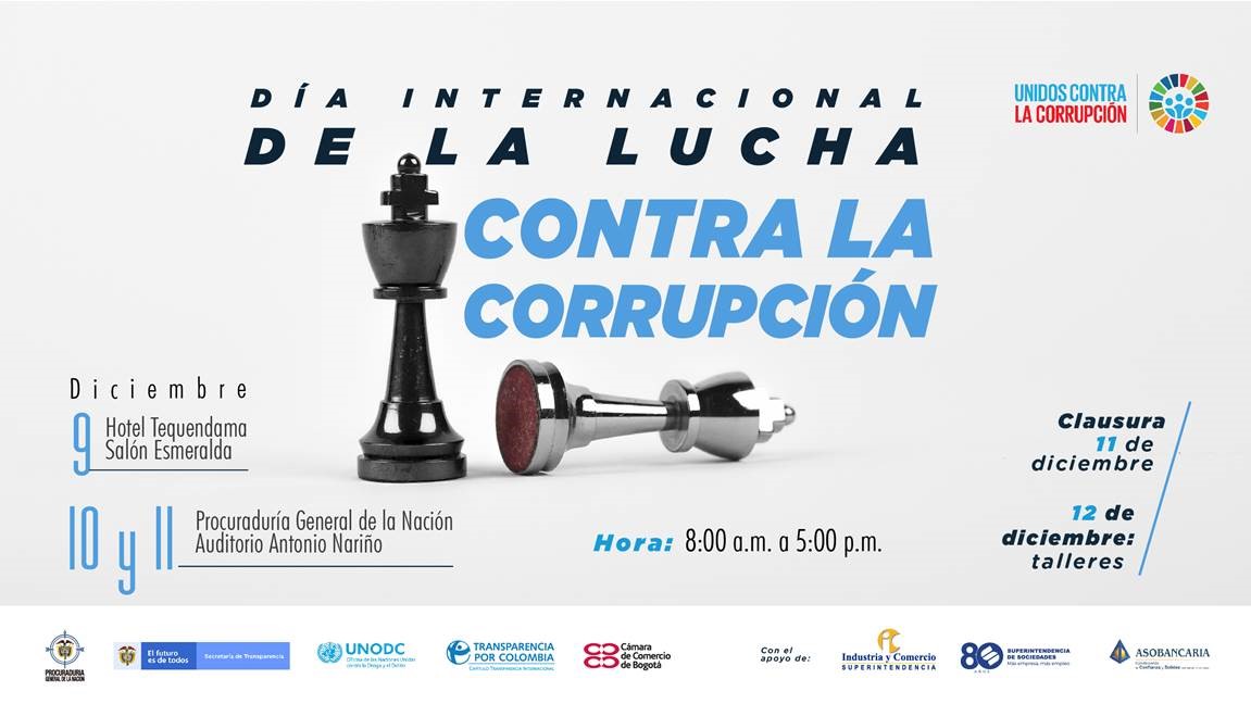 PGN_COL's tweet photo. #DíaInternacionalContraLaCorrupción | El Procurador @fcarrilloflorez invita a la ciudadanía a descubrir si #Colombia 🇨🇴 ha avanzado en la lucha #ContraLaCorrupción.  

📍Hotel Tequendama y Auditorio Antonio Nariño, @PGN_COL 
📆 9, 10 y 11 de diciembre | 8 a. m.

#AgendaPGN https://t.co/i6iLi7RVj0