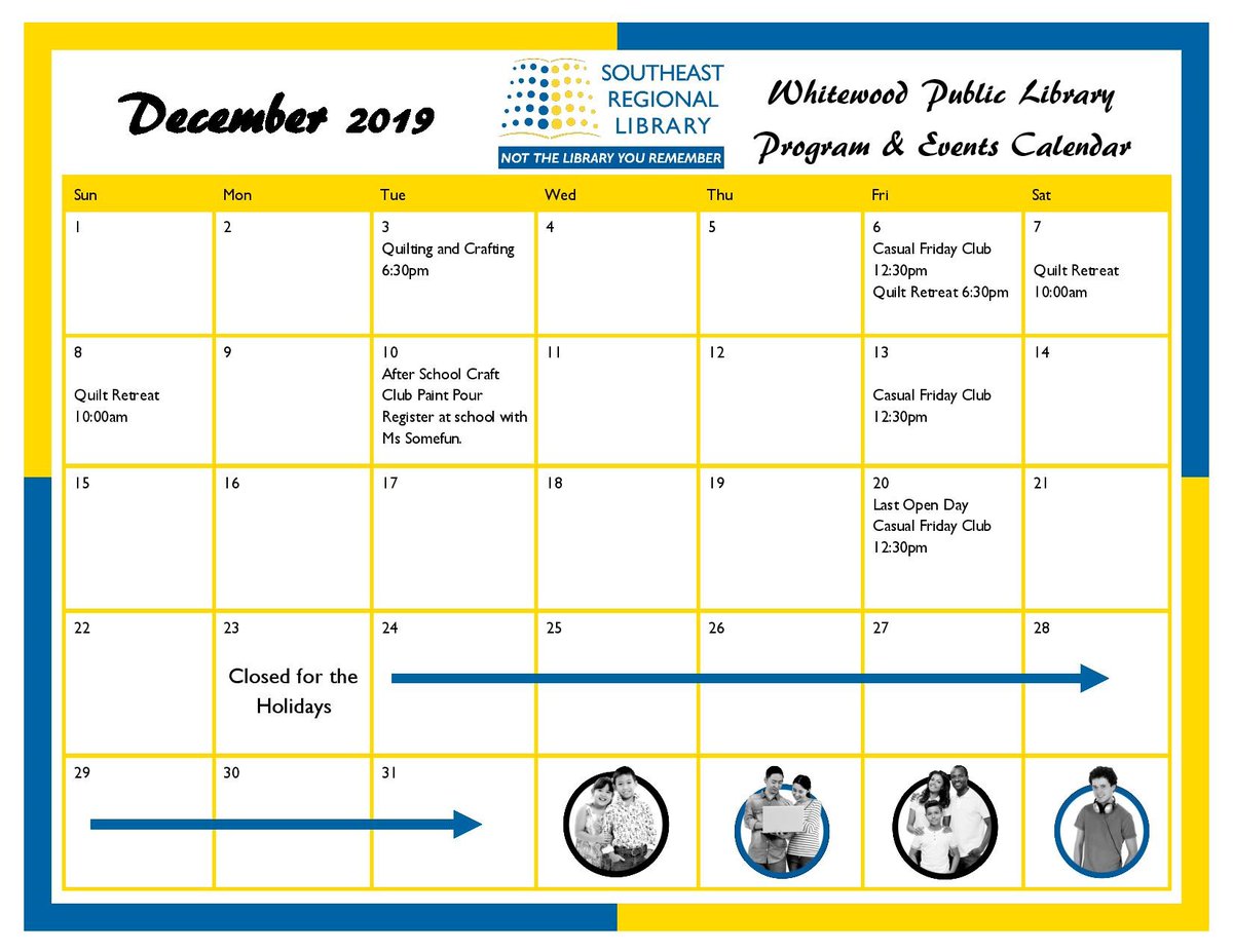 WhitewoodLib's tweet photo. Here is what is happening in December https://t.co/M7hJPk4KPy