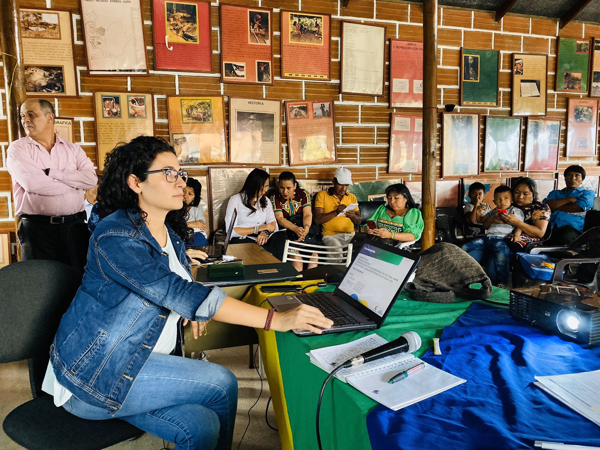 OIA_COLOMBIA's tweet photo. #OIACUENTA | La Subdirectora de Cultura Ambiental de @Corantioquia, Nubia Valencia, socializó con la, #JMGOIA, que sesiona en #Medellin, las acciones más importantes que desarrollamos conjuntamente durante el 2019 en el Suroeste y Bajo Cauca, entre ellas el C. Étnico #PGAR https://t.co/iSCjgVhbau