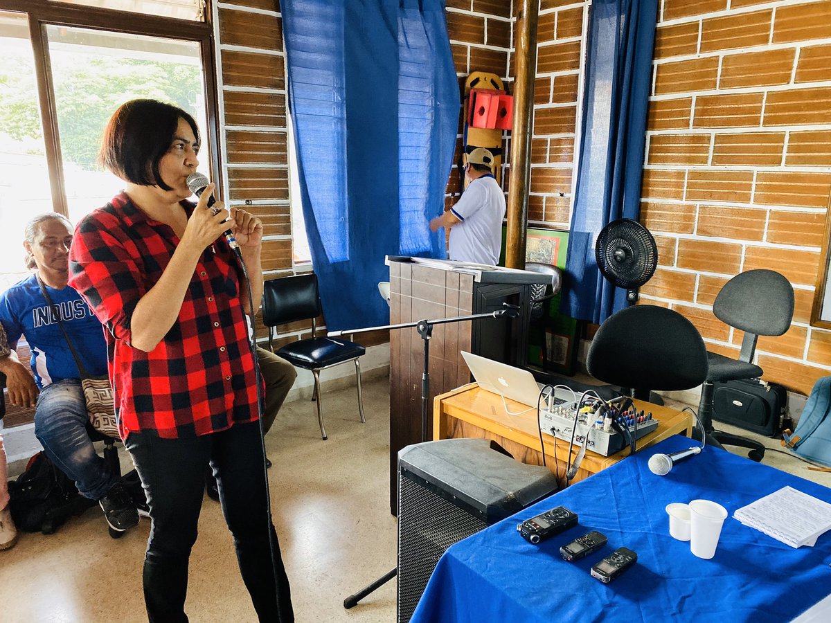 OIA_COLOMBIA's tweet photo. #OIACUENTA | La Subdirectora de Cultura Ambiental de @Corantioquia, Nubia Valencia, socializó con la, #JMGOIA, que sesiona en #Medellin, las acciones más importantes que desarrollamos conjuntamente durante el 2019 en el Suroeste y Bajo Cauca, entre ellas el C. Étnico #PGAR https://t.co/iSCjgVhbau