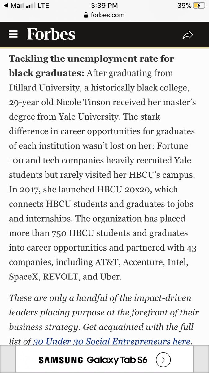 HipHopPrez's tweet photo. I’ll blog about her later (gotta pull some old pics) but congrats to @Nikki_T @du1869 class of 2014 for being named to the @ForbesUnder30 Social Entrepreneurs! @dstinc1913 @BleuPrideRising @dunaa_atlanta @BetaGammaDeltas #RelentlessExcellence https://t.co/E4jaTjAaaU