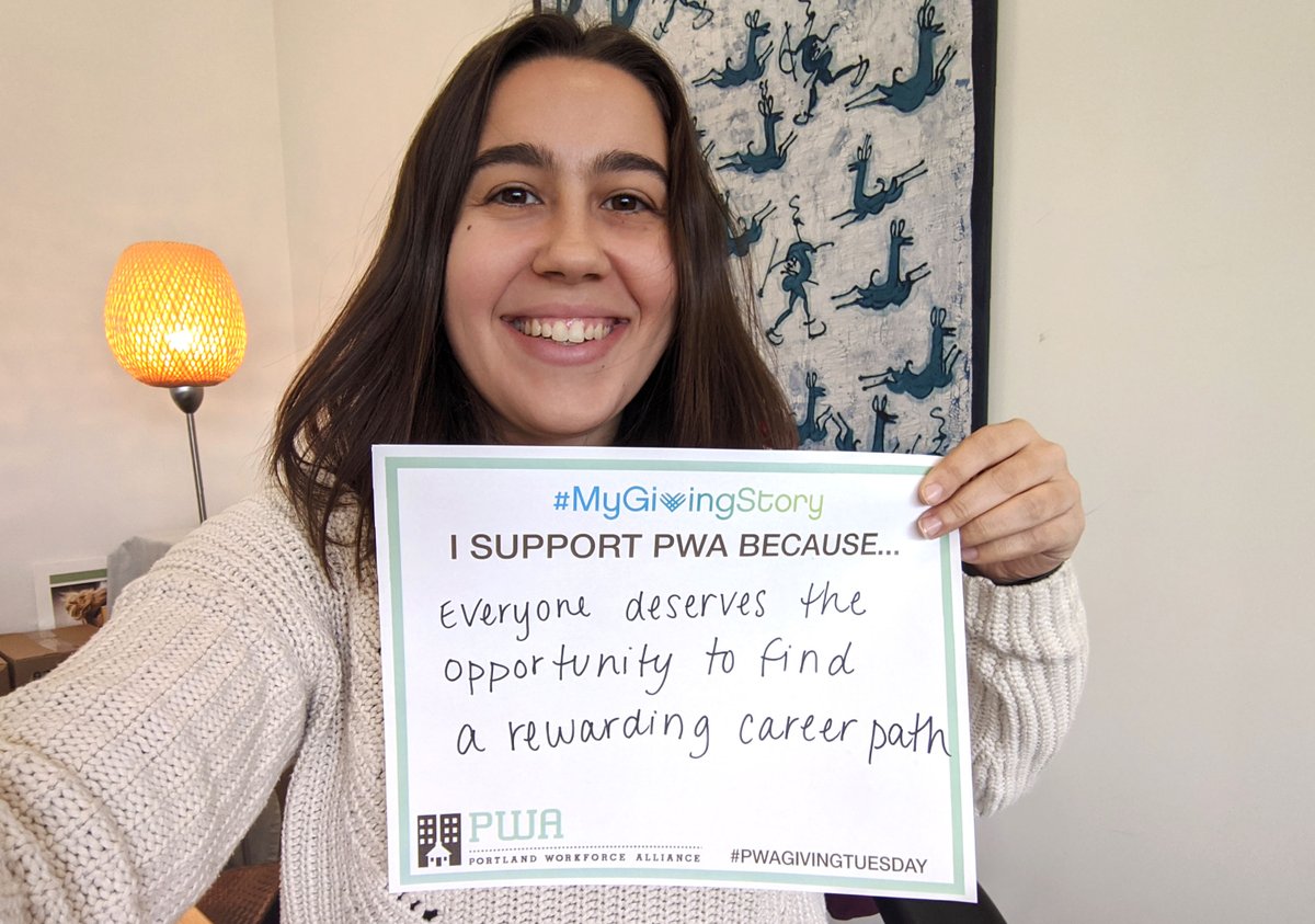 avegrio's tweet photo. I was lucky enough to find a career I'm passionate about and I want to help high school students to do the same. Join us! #PWAGivingTuesday #MyGivingStory https://t.co/qGHHGIpoXs https://t.co/Q0GynoNriU