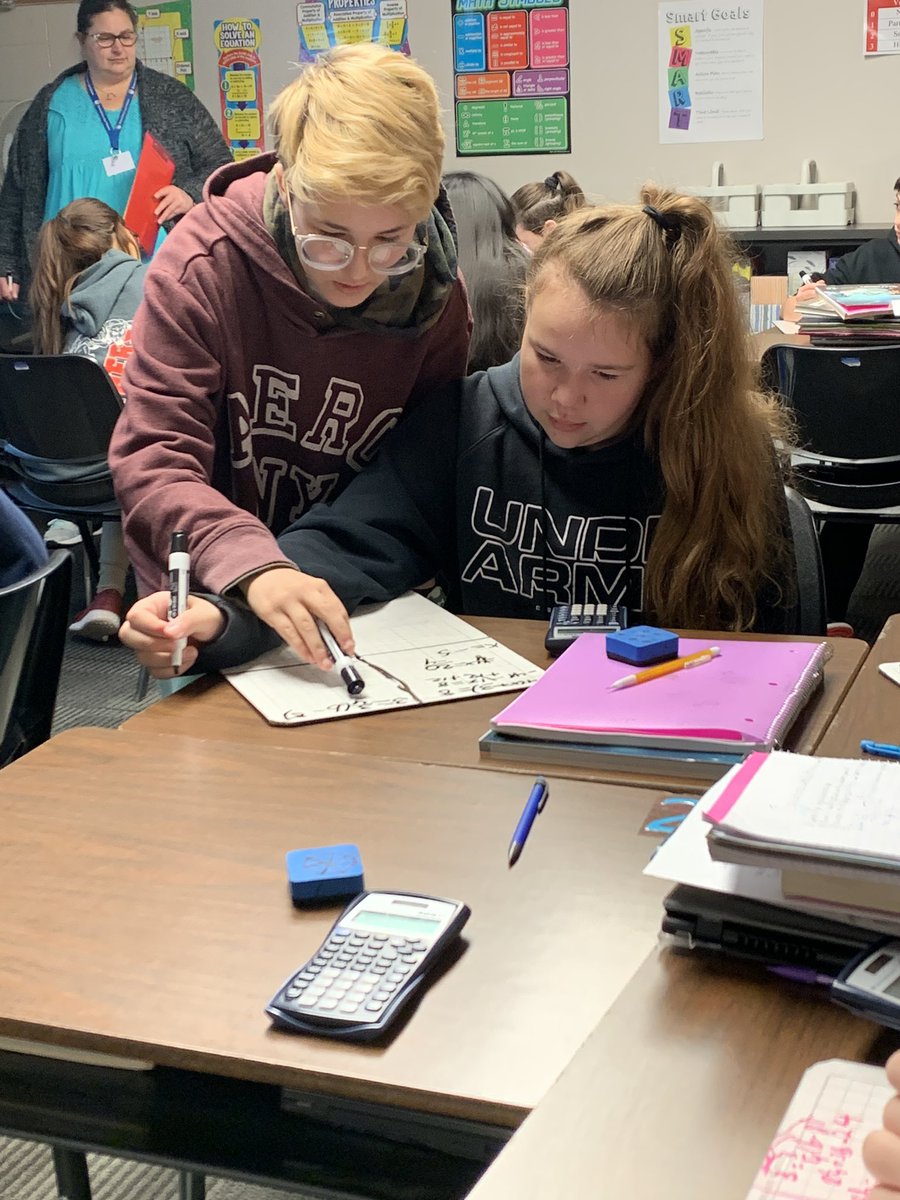 MSchepmann's tweet photo. Collaborating while analyzing text and solving equations #engagement #collaborate #428gbms https://t.co/SE1e90BR9c