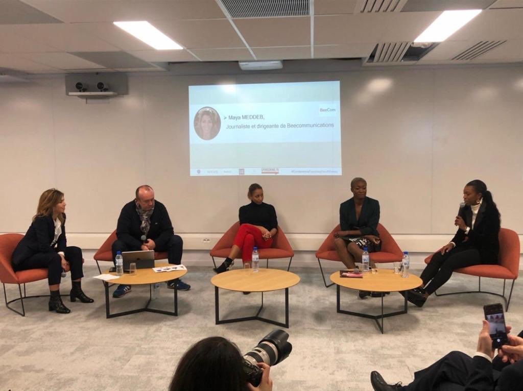 NaimaElGuermah's tweet photo. Femmes et sport de haut niveau. Belle table ronde avec 3 championnes authentiques, humbles et guerrières. #confiance #tenacite #realisme Des échanges riches et positifs pour le sport féminin #womensports #Kedge #century21 #Beecom https://t.co/hMbYK8vdeM