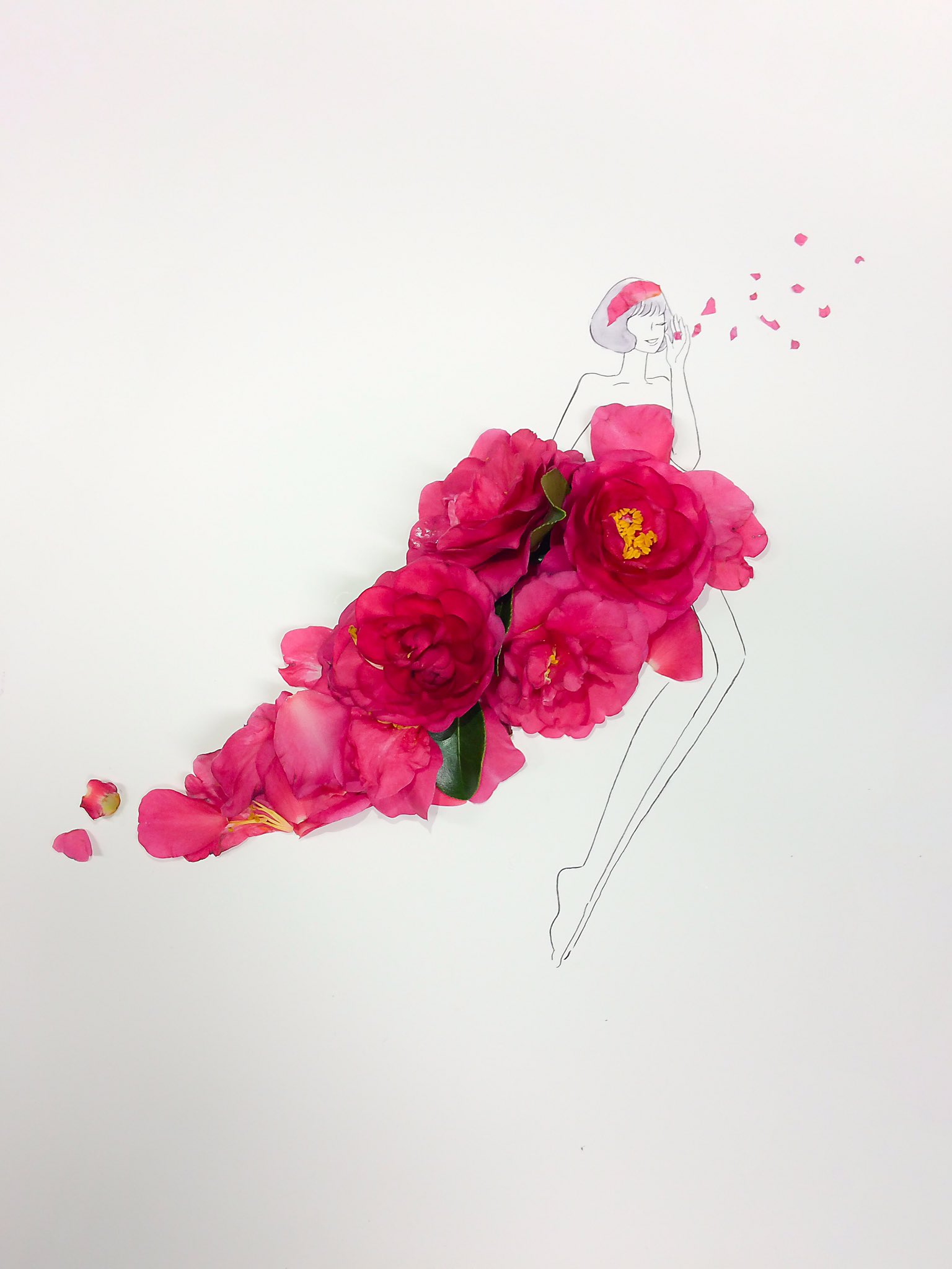 はな言葉 葉菜桜花子 新作ドレスできました きょう12月4日は 血清療法の日 E T の日 誕生花はサザンカ 花言葉は 困難に打ち勝つ ひたむきさ 永遠の愛 T Co Tiuze1mevh Twitter