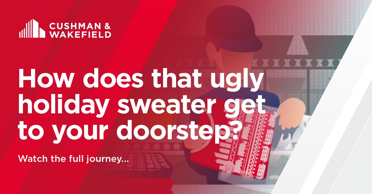 It's ugly sweater season!! What happens when you order a sweater online? Find out here -> cushwk.co/2rTjw8U #CWuglysweater #industrial #supplychain #CRE #newCommerce #eCommerce <a href="/CushWakeUS/">CushWakeUS</a> <a href="/CushWakeRETAIL/">Cushman Wakefield</a>