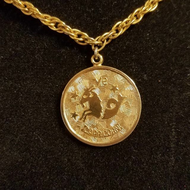 Vintage Capricorn necklace - $10 ift.tt/2sIKKzF