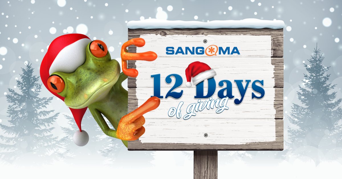 Sangoma's tweet photo. It's that time of the year...@Sangoma's 12 Days of Giving! Starting December 9th through December 20th, we're offering you discounts on popular #PBXact &amp; #FreePBX related products. See details at https://t.co/xe2EYTVB8m #Sangoma12Days https://t.co/9Hdz9RqgTT