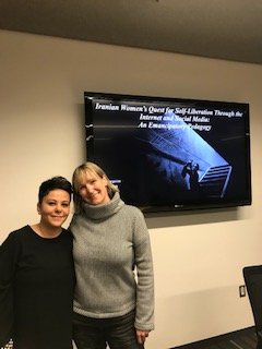 IRDL is proud of one of our great researchers for successfully defending her dissertation: Iranian Women’s Quest for Self-Liberation Through the Internet and Social Media. Congratulations on behalf of our team to Dr. Tannaz Zargarian .<a href="/TannazZee/">Tannaz Zar</a> and her advisor Dr. Jen Jenson! 🎉