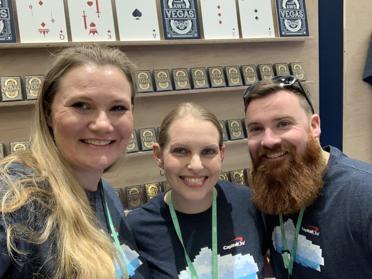 LizzyTheWriter's tweet image. AWS Re:Invent! #capitalone #awsreinvent