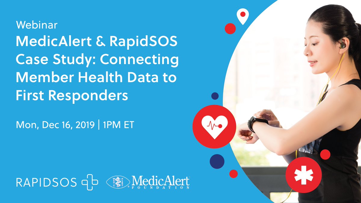 RapidSOS's tweet image. Is your company placing #usersafety top of mind? Register for our webinar with @MedicAlert to learn about what you can do to keep your users safe and secure: attendee.gotowebinar.com/register/53832…
#tech #IoT #NG911 #innovation #publicsafety