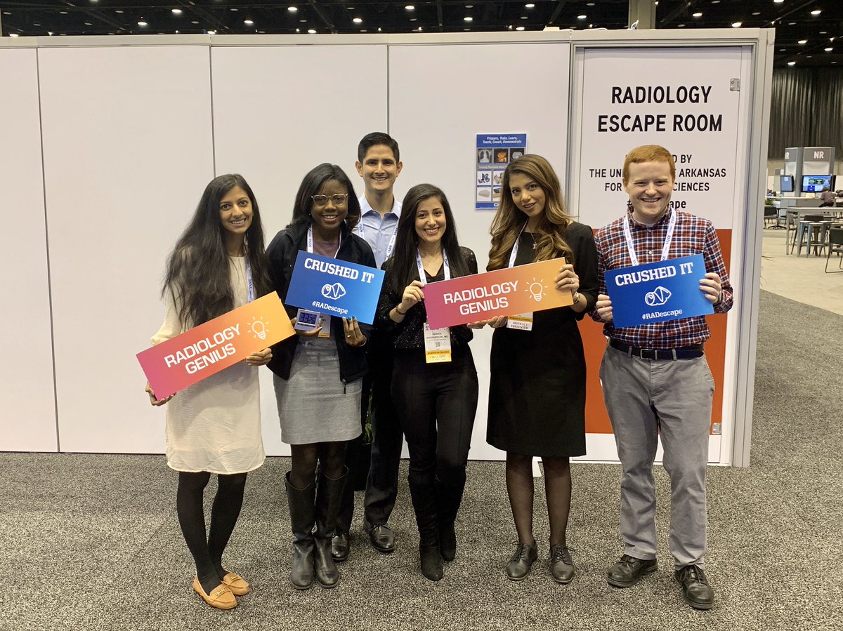 Escaped in 33 minutes! 👊 #Record #BeatThat #RadEscape <a href="/RSNA/">RSNA</a> 

<a href="/TinaSankhlaMD/">Tina Sankhla</a> <a href="/ArushiDevgan/">Arushi Devgan</a> @EmoryRadiology <a href="/UAMSRadiology/">UAMS Radiology</a>