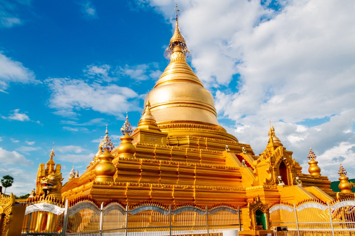 worldspreetours's tweet photo. The #Shwedagon #Pagoda, aka the Golden Pagoda, dominates the skyline of #Yangon, #Myanmar, and is a symbol of national identity. All World Spree tours of Myanmar visit the pagoda. https://t.co/AZmH3GmOke