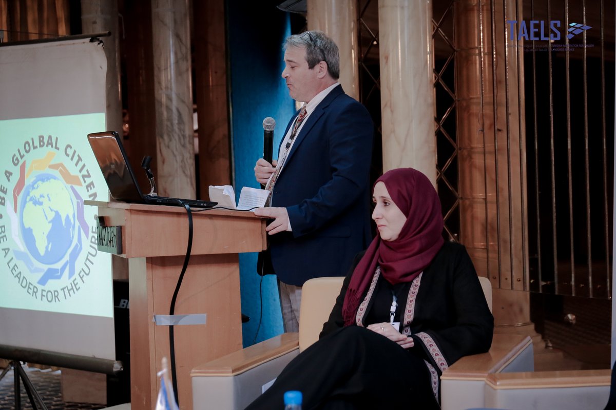 rutlandflag's tweet photo. Our own Ron Eisenman of #rutlandhs in VT/ USA presented at the Tunisian Association for English Language Studies 5th International Conference in Sousse, Tunisia. @usembassytunis #RHSGlobalStudies @VTEducation @hgse @FernandoReimers https://t.co/ZLtWokfJ8C