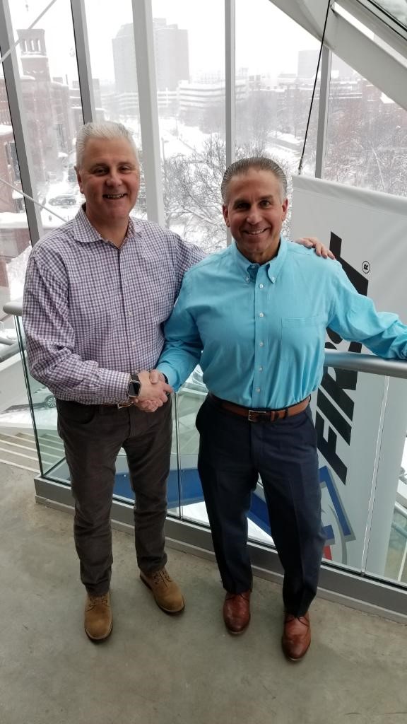 A warm (and snowy) welcome to FIRST headquarters, Larry! Larry Cohen is my successor and the next President of FIRST, effective today. I shared a few reflections about Larry and the incredible <a href="/FIRSTweets/">FIRST</a> community on the Inspire blog: firstinspires.org/community/insp…