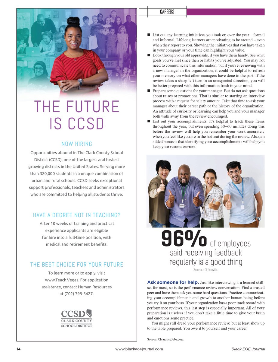 Teach_Vegas's tweet photo. You can find us in the latest issues of Hispanic Network Magazine (page 18) and the Black EOE Journal (page 14). For more information on the Las Vegas Clark County School District, visit https://t.co/MgF8so92CS.

@ClarkCountySch @HNMagazine @BlackEOEJournal @diversity_comm https://t.co/9P6eH4oUmg