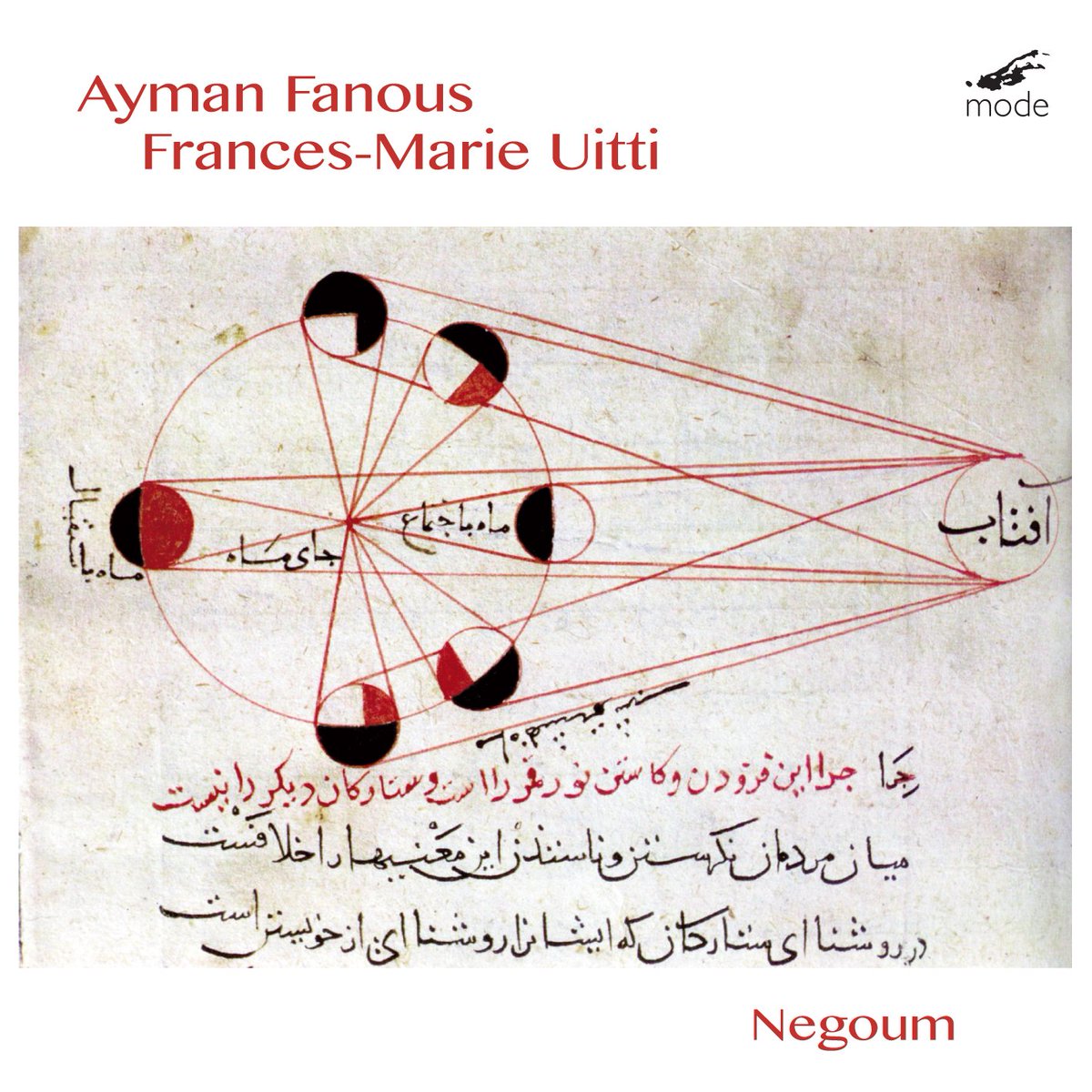 Join Mode Records for Ayman Fanous &amp; Frances-Marie Uitti's "Negoum" New Release Reception! Wine, cheese, performance by the artists.  Sat. Dec 7, 7 PM – 10 PM. Alive Inside Gallery, 237 Eldridge St., between Houston and Stanton, NYC