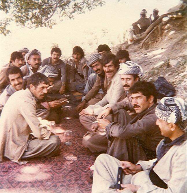 Mahmut Igvan, Ibrahim Güclü and Necmettin Büyükkaya among Peshmergas of YNK/PUK in southern Kurdistan