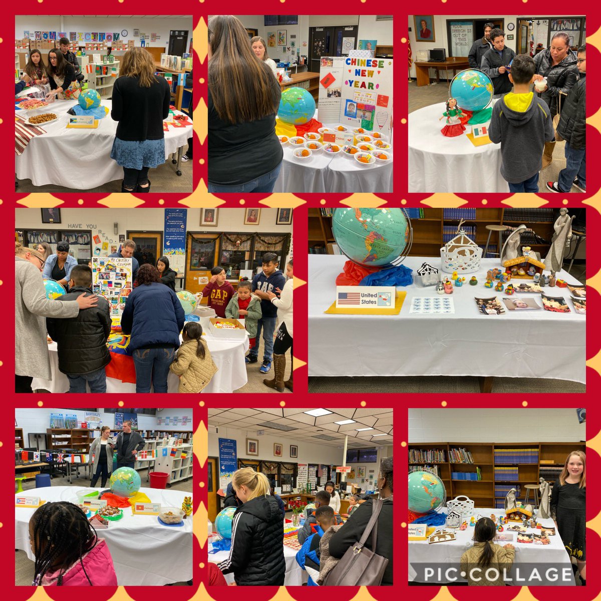 MGBarksdale's tweet photo. We celebrate Holidays Around the World tonight @MGBarksdale! We are so proud of the many cultures represented by the students and families at our 🌎 class school. Special thanks to Mrs. Terry Ivey for coordinating this event! It was truly amazing! #RCPSWorldClass https://t.co/SIaPgzTMI4