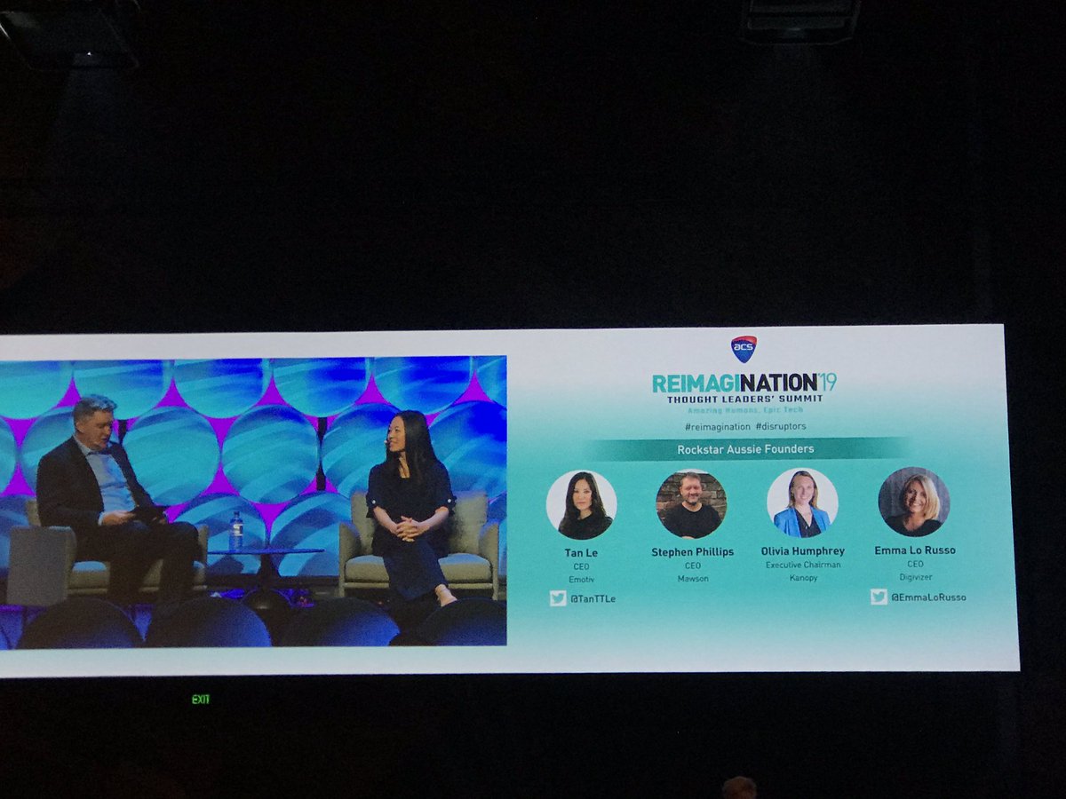 Amazing to hear how these #AussieFounders started and built their successful businesses. Super resilient and inspiring people! Key piece of advice from <a href="/EmmaLoRusso/">Emma Lo Russo</a> #DontDie! #Reimagination #disruptors