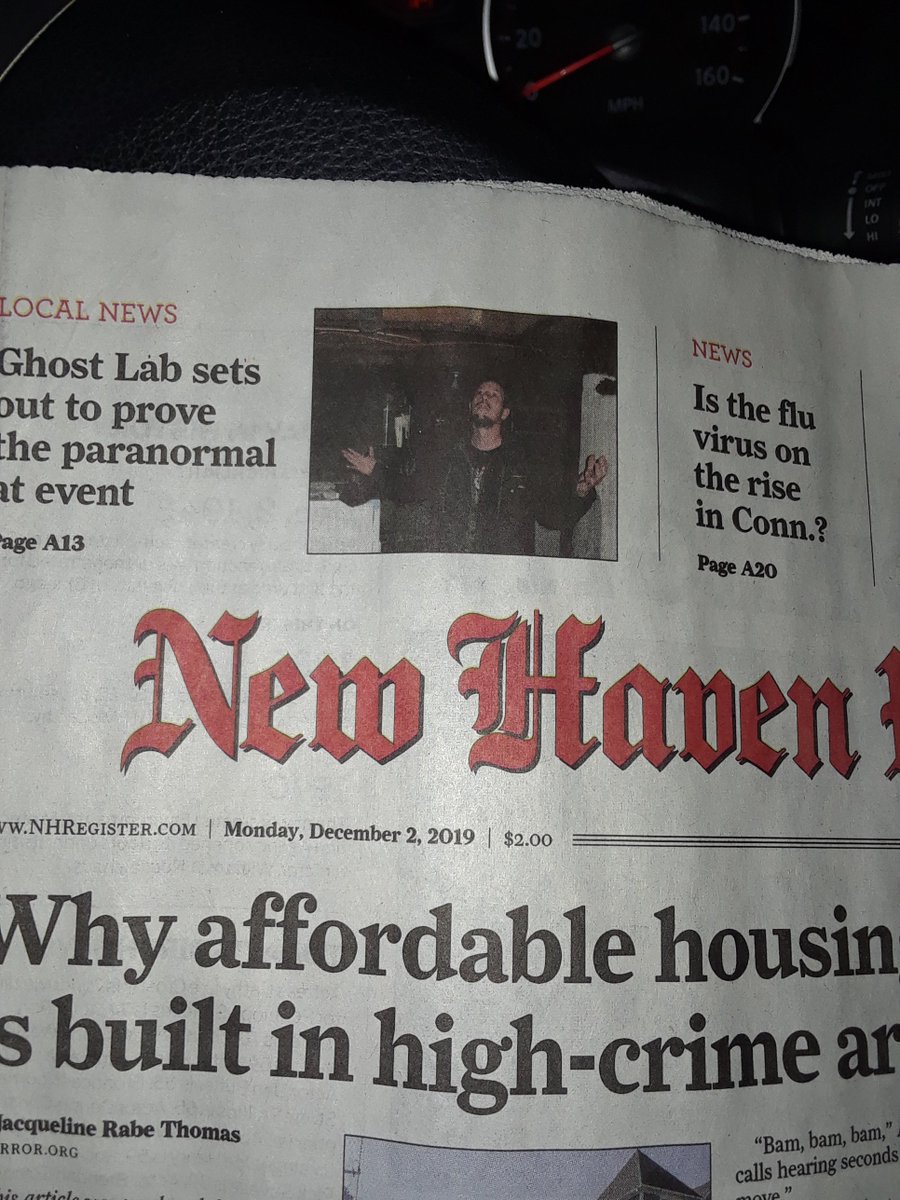 NickVagabond's tweet photo. Ghost Lab made the front page!Check it out for yourself and order your tickets!
https://t.co/vJJLIgQAXi Paranormal will happen #paranormalactivity #Paranormal #Connecticut #CTvisit #fairfeildcounty https://t.co/wEieIWnpK9