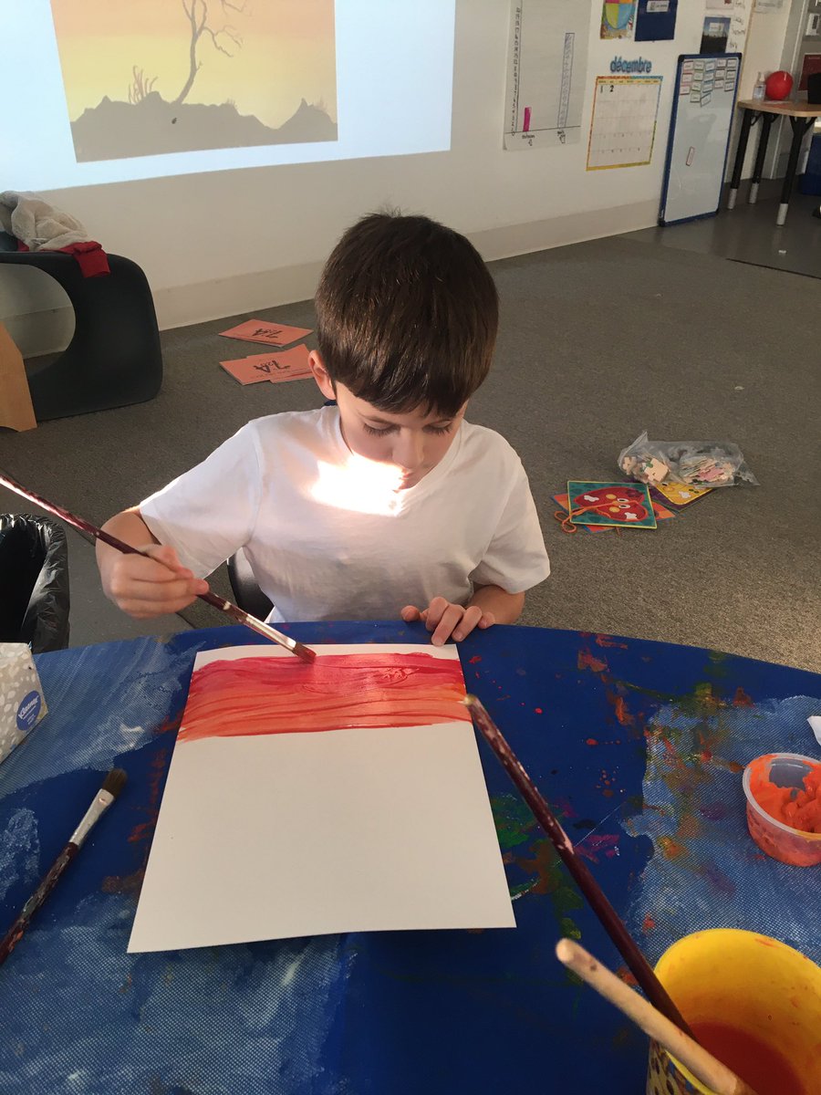 MmeMichelle1's tweet photo. Today we learned about warm and cold colours and started a new art project that focuses on warm colours. I think it’s safe to say we’ve got some great artists in our class! #SageCreekLRSD #ESCSmastery #ESCSindependance https://t.co/qbt1EL6tSq