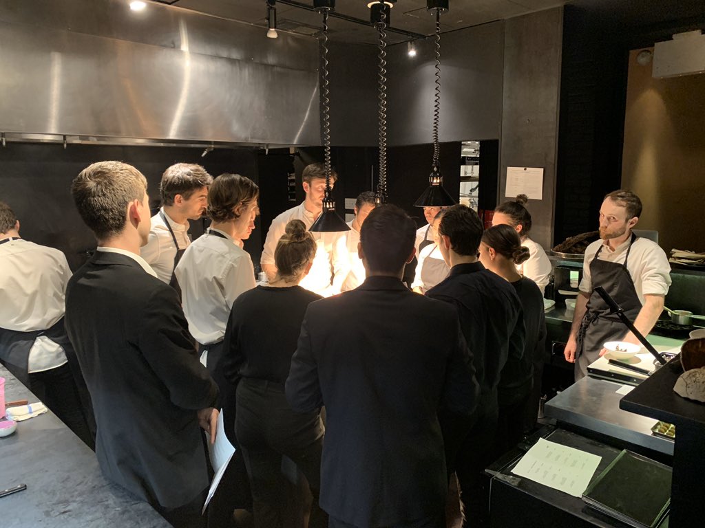 <a href="/Berselius/">Fredrik Berselius</a> &amp; team <a href="/askanyc/">aska</a> going over the menu one final time for <a href="/THEGELINAZ/">@GELINAZ</a> tonight. #gelinaz
