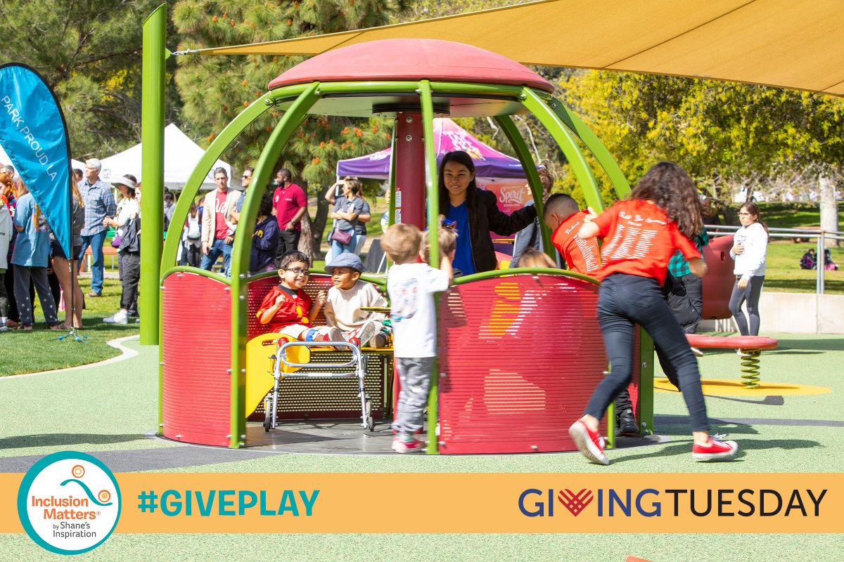 ShanesPlay's tweet photo. #GivingTuesday UPDATE: It's 3pm and we just hit $3k! Thank you to everyone who has donated. We are so grateful. Please help us #GivePlay and donate to our FB Fundraiser TODAY to help reach our goal of $20k! Donate here: https://t.co/yk5ErllqGu Thank you! #InclusionMatters ππ» https://t.co/fP96EUScM9