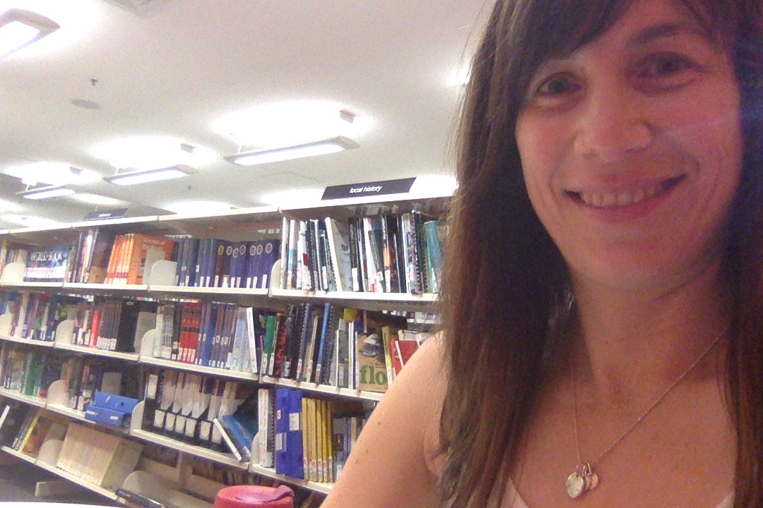 "office" for today...surrounded by all these books surely good for a day of writing #locallibrary #shutupandwrite #Inspiration