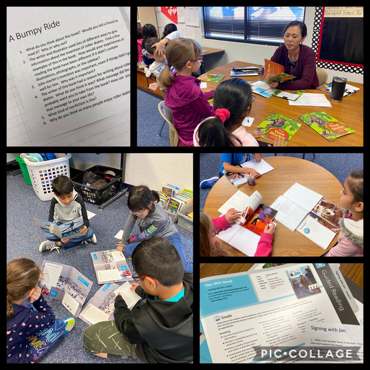 Mrs. Chong does an outstanding job planning for her guided reading groups! Students were having great conversations today. #purposefulsmallgroupinstruction