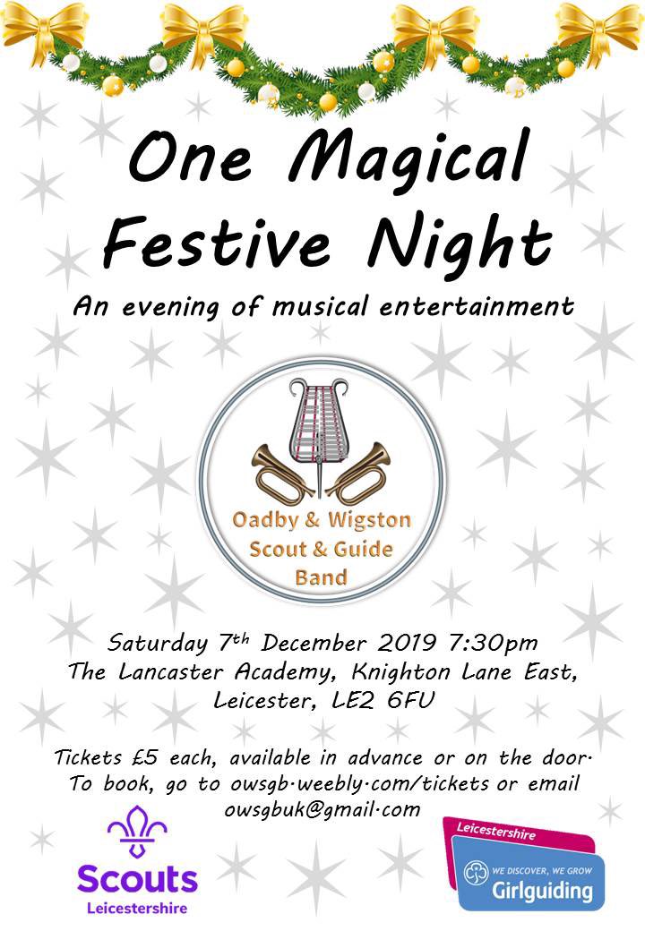 owsgb's tweet photo. We still have tickets available. @BBCRadio2 @BBCLeicester @Girlguiding @LeicsScouts @WhatsOnLeics @wotspace @visit_leicester https://t.co/5Kw4yL3nW4