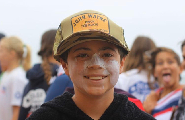 JoinJohnWayne's tweet photo. When you #JoinJohnWayne & donate to our fight against cancer, you help us fund programs like Block the Blaze. #BlocktheBlaze educates youth on the importance of sun safety & skin cancer awareness. To date, we have educated over 400,000 children! 👊🏼☀️#GivingTuesday https://t.co/B8uKsUima9