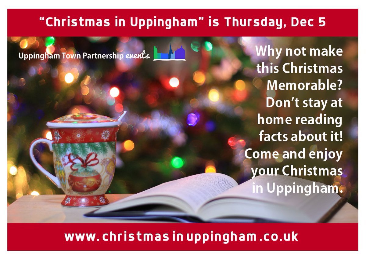 Why #holly at #Christmas? What is #figgy #pudding? Who was Good King Wenceslas? When do Christmas #decorations come down? Twelfth Day or Candlemas? In #Uppingham, we don't have the answers, but we do have a great #Yuletide #celebration on Dec 5. christmasinuppingham.co.uk