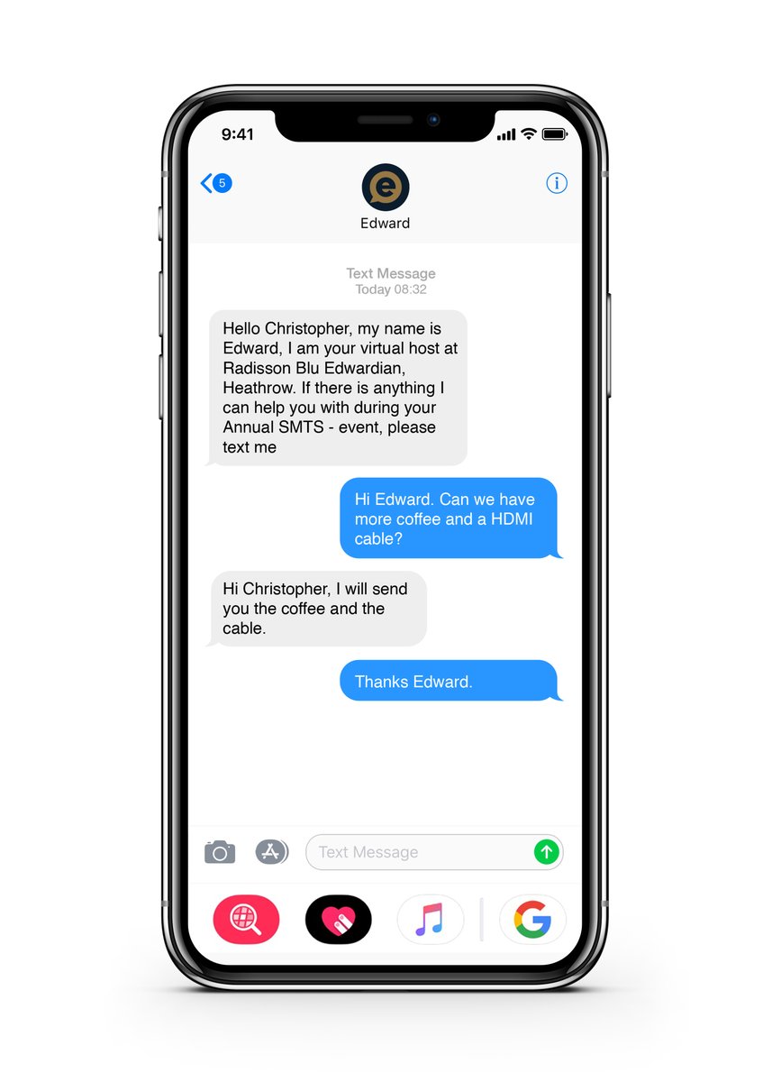 edwardianMCR's tweet photo. Have you met Edward, our virtual host? He is one of the reasons we won “Best Use of AI and Associated Technologies” at the ECCCSA Awards 2019. #EdwardianHotelsLondon #ECCCSA19 https://t.co/yBAAM0PHsh