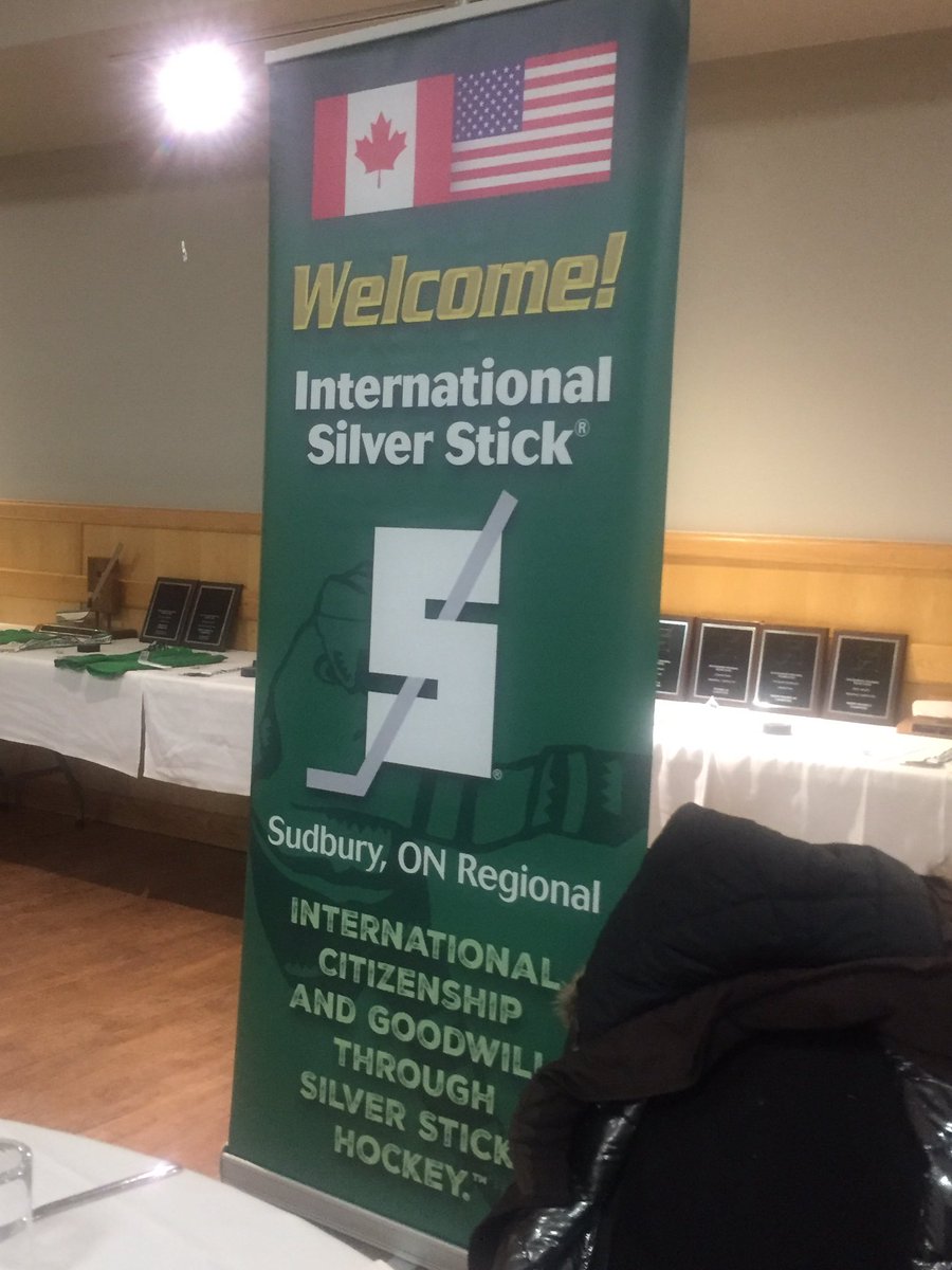 Silver Stick press conference. 2018/2019 International Silver Stick Champions, the Copper Cliff Redmen Atom AA. Congratulations Redmen on being only the fourth local team to win it all!!!