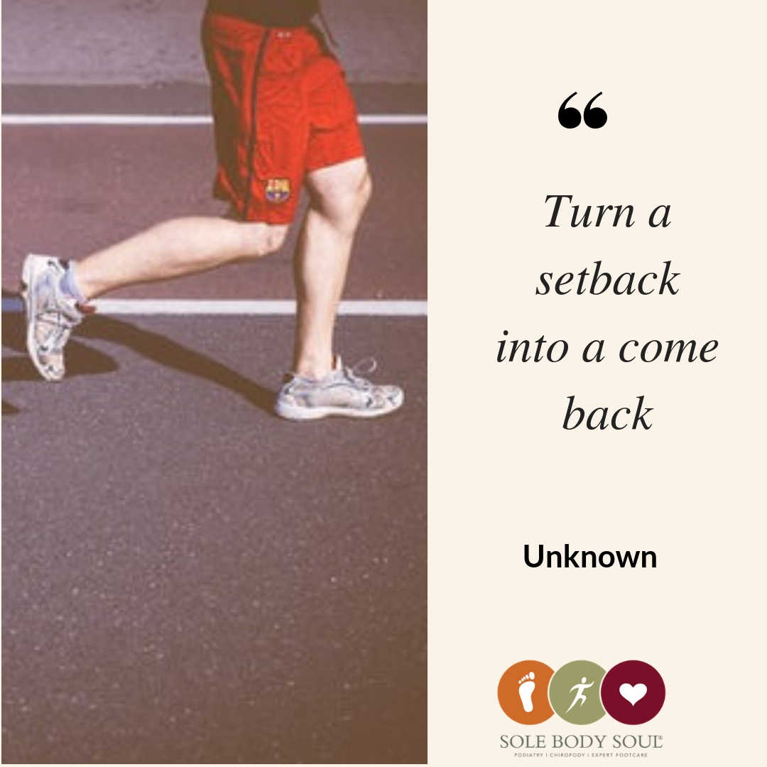 Turn a setback into a come back.
-
#happinesswitheverystep #keepingdundeeonitsfeet #doctorbofficial #thefootexpert #solebodysoul #podsfixfeet #podiatrydundee #chiropodydundee #askdoctorb #dundee #standrews #edinburgh #aberdeen #podiatrydundee #footcaredundee #footclinicscotland