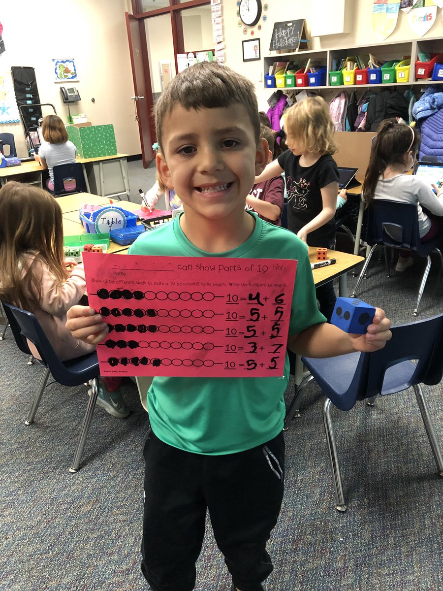 hart_reading's tweet photo. We can show 10 in different ways! @PowellCISD https://t.co/T3bWsgG2zg