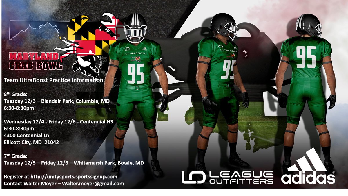 UNITY Thunder Athletics (@unitythunder) on Twitter photo Crab Bowl Team UltraBoost spots available with quality coaching at every age level lead by the MIAA Champs Pallotti Panthers coaching staff for 8th grade! Practice all this week! Register now at unitysports.sportssignup.com <a href="/SVPHSFootball/">St. Vincent Pallotti Football</a> <a href="/HCTerpsFootball/">Howard County Terps</a> <a href="/TeamMdMetro/">TeamMarylandMetro</a> <a href="/DBCoachNFZ/">PickSixAcademy</a> Crab Bowl Team UltraBoost spots available with quality coaching at every age level lead by the MIAA Champs Pallotti Panthers coaching staff for 8th grade! Practice all this week! Register now at unitysports.sportssignup.com <a href="/SVPHSFootball/">St. Vincent Pallotti Football</a> <a href="/HCTerpsFootball/">Howard County Terps</a> <a href="/TeamMdMetro/">TeamMarylandMetro</a> <a href="/DBCoachNFZ/">PickSixAcademy</a>