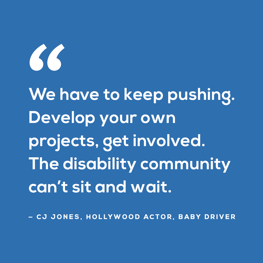 Vis4Disability's tweet image. Wise words from @CJ_the_Actor. Thanks for your support for #VisibilityforDisability CJ! 

visibilityfordisability.ca

#InternationalDayofDisabledPersons #InternationalDisabilityDay #disabilities #DisabilityDay2019 #DiversityandInclusion