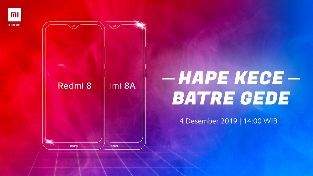 Xiaomi Indonesia (@xiaomiindonesia) on Twitter photo Redmi 8 & Redmi 8A Giveaway!!!! π
1. Wajib follow <a href="/XiaomiIndonesia/">Xiaomi Indonesia</a> & <a href="/atytse/">Alvin T</a>
2. Wajib RT & Reply, Pengen hape yang mana? kasih alesannya!
3. Pake hestek #HapeKeceBatreGede #Redmi8 #Redmi8A
4. Pemenang dipilih dari reply
5. Sampe 5 Des jam 15:00 WIB
π½οΈ bit.ly/Redmi8Indonesia Redmi 8 & Redmi 8A Giveaway!!!! π
1. Wajib follow <a href="/XiaomiIndonesia/">Xiaomi Indonesia</a> & <a href="/atytse/">Alvin T</a>
2. Wajib RT & Reply, Pengen hape yang mana? kasih alesannya!
3. Pake hestek #HapeKeceBatreGede #Redmi8 #Redmi8A
4. Pemenang dipilih dari reply
5. Sampe 5 Des jam 15:00 WIB
π½οΈ bit.ly/Redmi8Indonesia