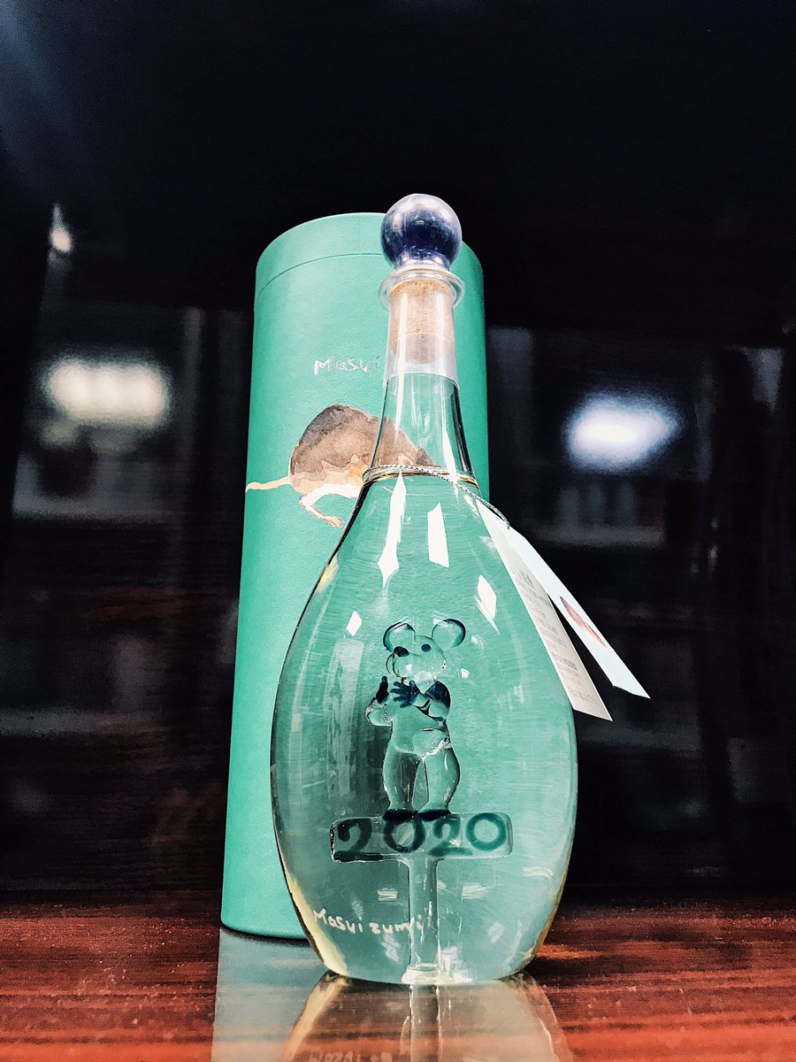 売り切れ品】満寿泉限定酒 ヴェネツィアンガラス製 干支ボトル ＜2024 辰＞ 満寿泉 干支ボトル 2024干支「辰」 | Sakenomy - 日本酒を知り