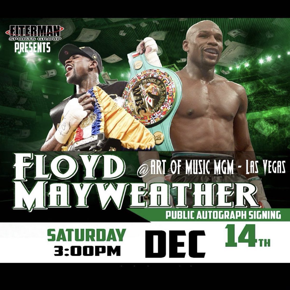 Vegas, come join me at my public autograph signing at the art of music inside the MGM on Dec. 14th