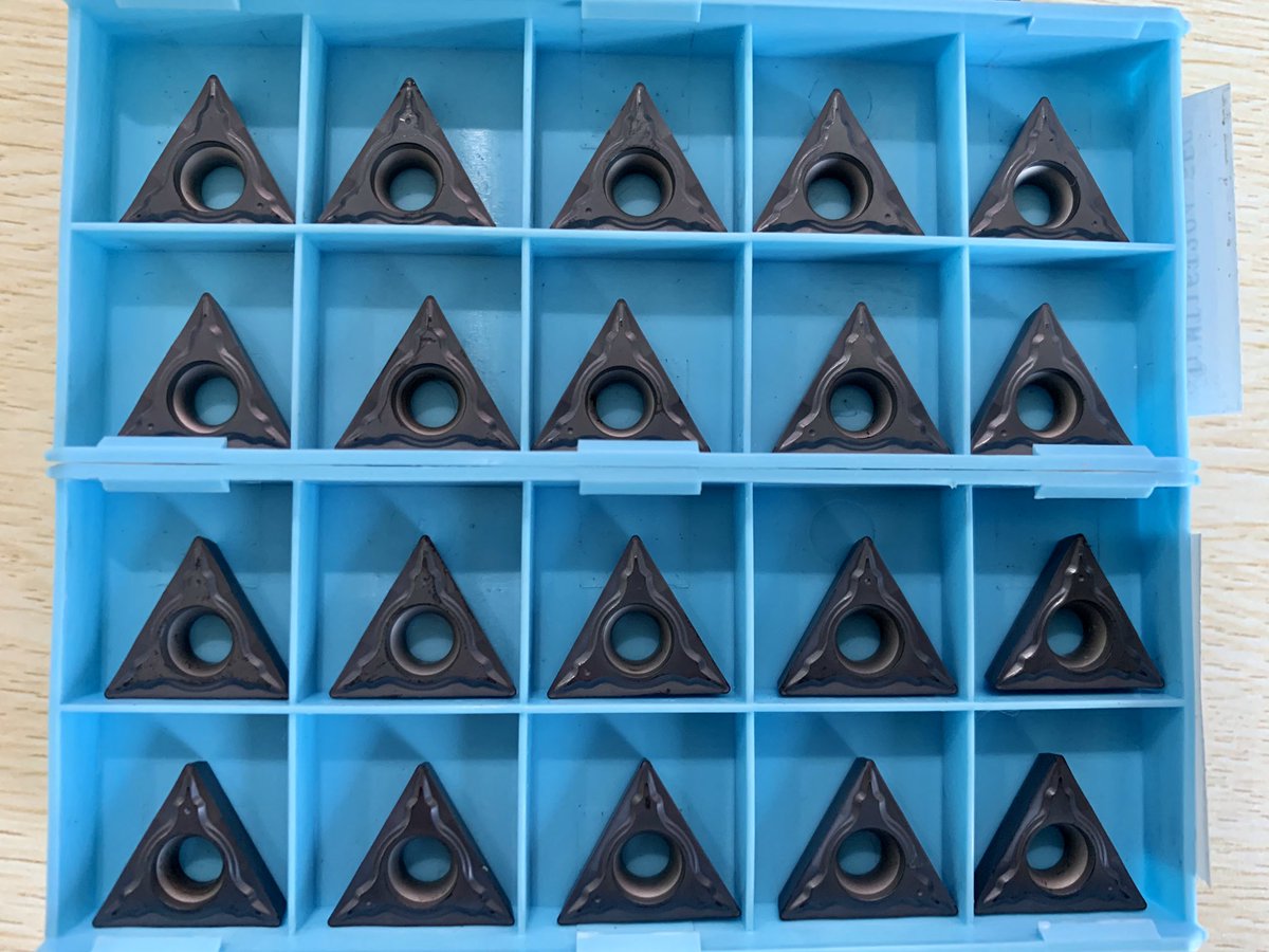 santychung's tweet photo. Cermet Inserts TCMT16T304-5FG for steels.
Advanced PVD coating technology for extended tool life. #cermetinserts #turninginserts #PVDCoating https://t.co/ADiYmly38D