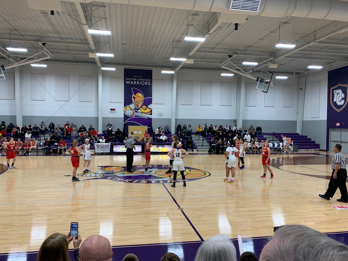 Thankful and blessed to be a part of such a great night for the Dayton Christian community in the Warrior Center! Great team win and so proud of this team!