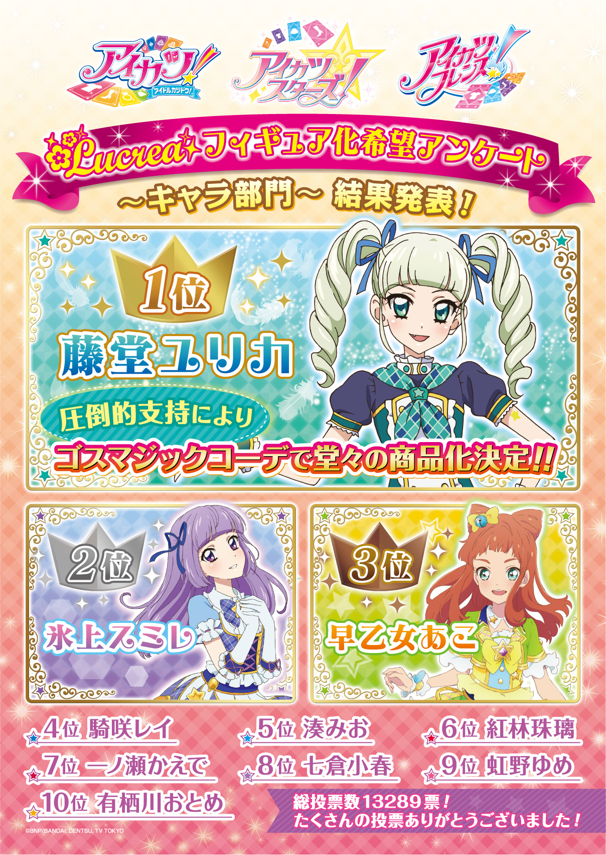 らい様 まとめ 3点 アイカツ! アクリルスタンド 藤堂ユリカ 早乙女あこ WM メガハウス_メガホビ on X:
