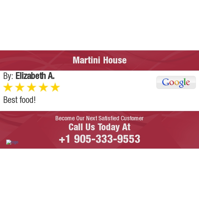 5 Star: Elizabeth A. "Best food!" http:// maps.google.com/?cid=162712618…