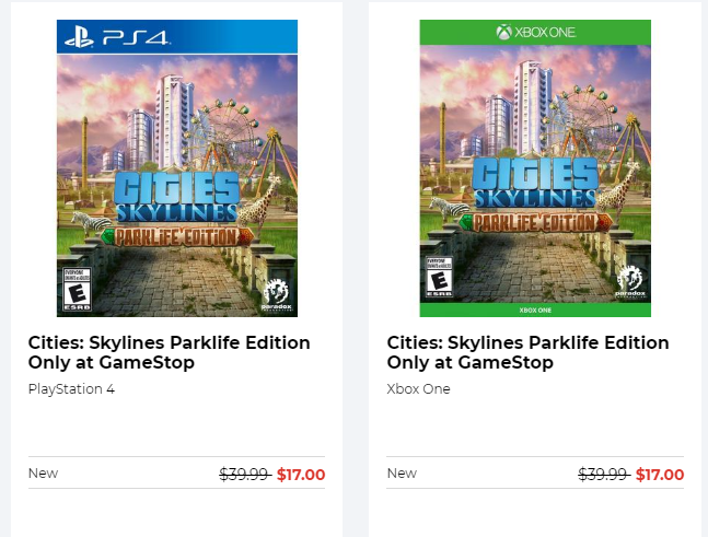 city skylines ps4 gamestop