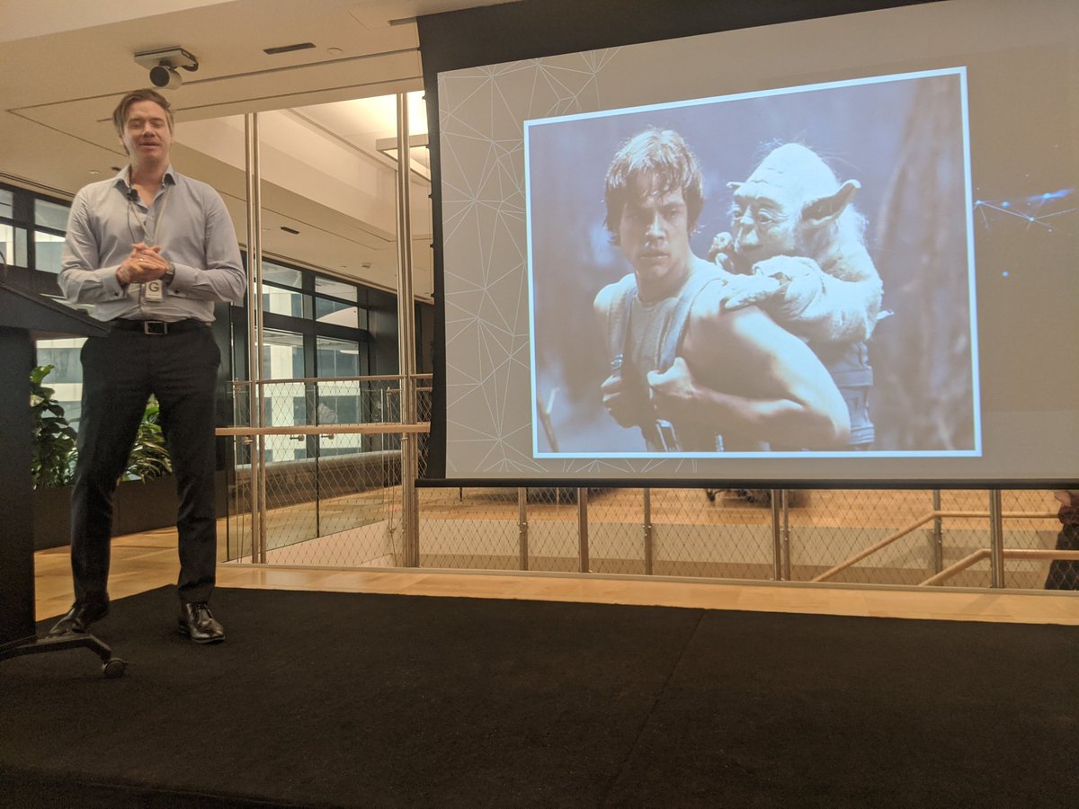 TugSydney's tweet photo. Mentoring in #tableau is like having a Jedi Master in your backpack #STUG @rxpservices https://t.co/nE5nWBjzet
