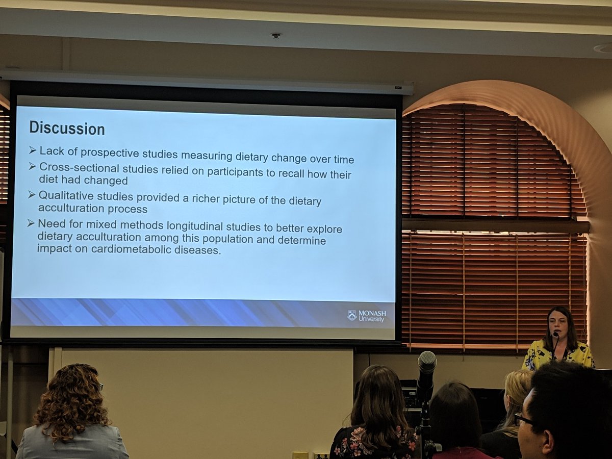 Sarah Lee's quest on identifying an accurate and validated tool to measure dietary #acculturation in East #Asians. Research that is close to my heart. #BaoIsBetterThanCheerios <a href="/nutsocaus/">NSA</a> <a href="/MonashNutrition/">Monash Nutrition</a> #nsaasm2019