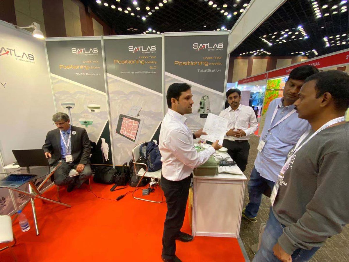 el_JJ_Cheung's tweet image. Join Satlab Geosolutions AB at the #GeoSmartIndia with the latest products and comprehensive solutions at Stand No.046 of HICC, #Hyderabad, India from 3-5 December 2019! #satlab #geospatial #surveying #DriveTheChange @satlabglobal